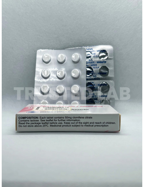 Buy Clomiphene Citrate in Europe, 50 mg/24 tablets, €21.00