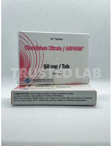 Buy Clomiphene Citrate in Europe, 50 mg/24 tablets, €21.00