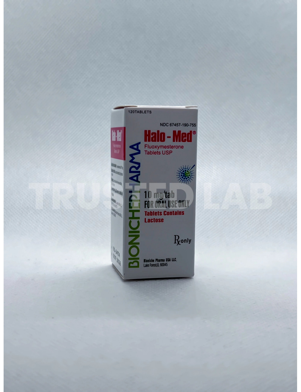 Buy Halo-Med by Bioniche Pharma in Europe, 10 mg/120 tablets, €50.00