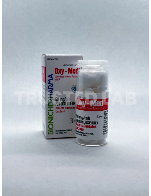 Buy Oxy-Med by Bioniche Pharma in Europe, 50 mg/120 tablets, €47.00