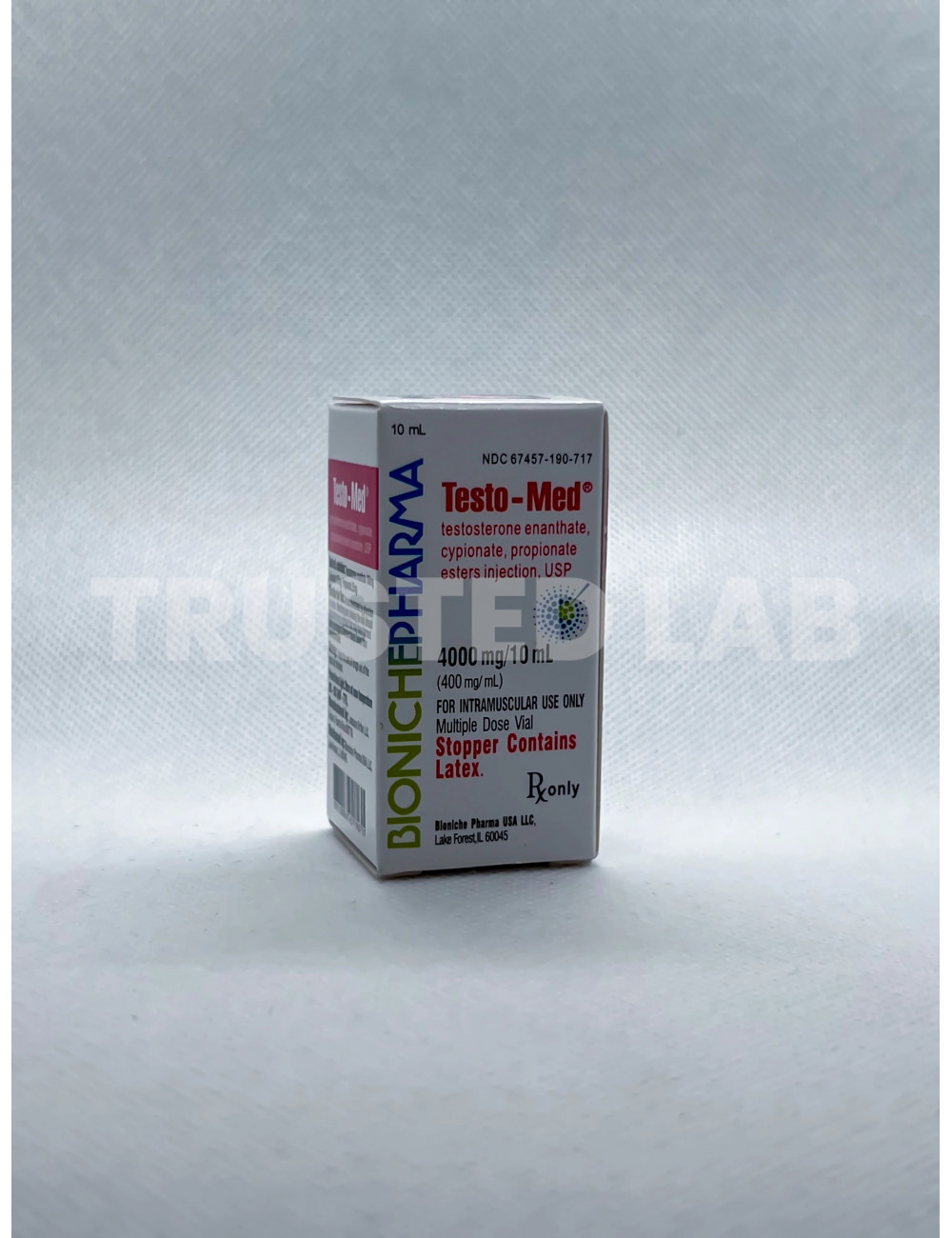 Buy Testo-Med by Bioniche Pharma in Europe, 400 mg/1x10 ml, €40.00