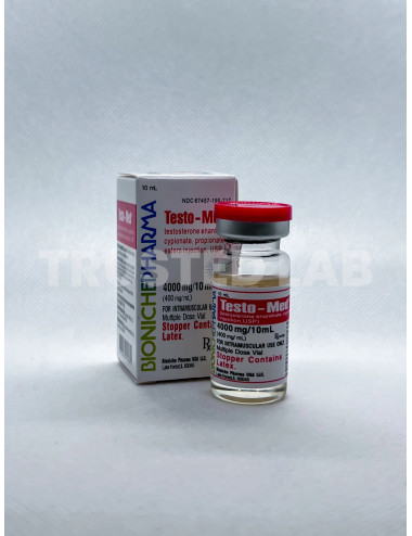 Buy Testo-Med by Bioniche Pharma in Europe, 400 mg/1x10 ml, €40.00