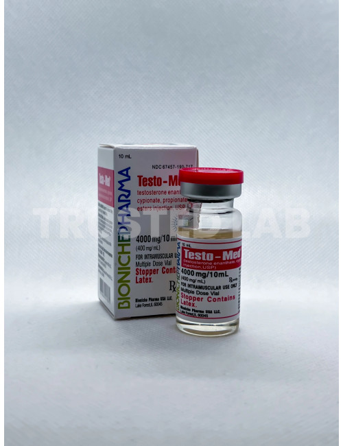 Buy Testo-Med by Bioniche Pharma in Europe, 400 mg/1x10 ml, €40.00