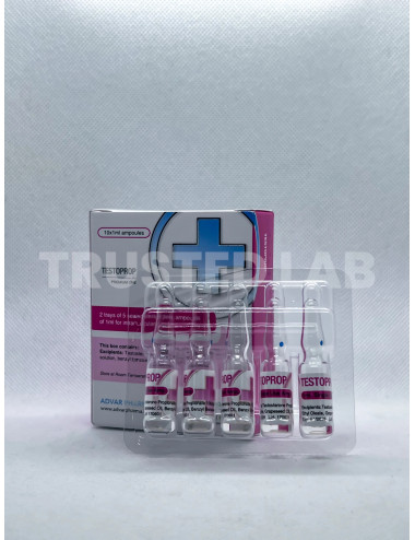 Buy Testoprop by Advarpharma in Europe, 100 mg/ml, 10 x 1 ml, €50.00