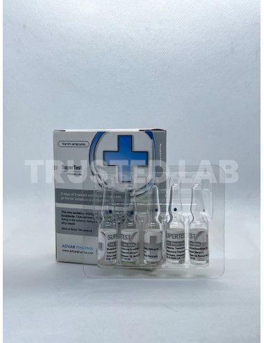 Buy Supertest by Advarpharma in Europe, 400 mg/ml, 10 x 1 ml, €50.00