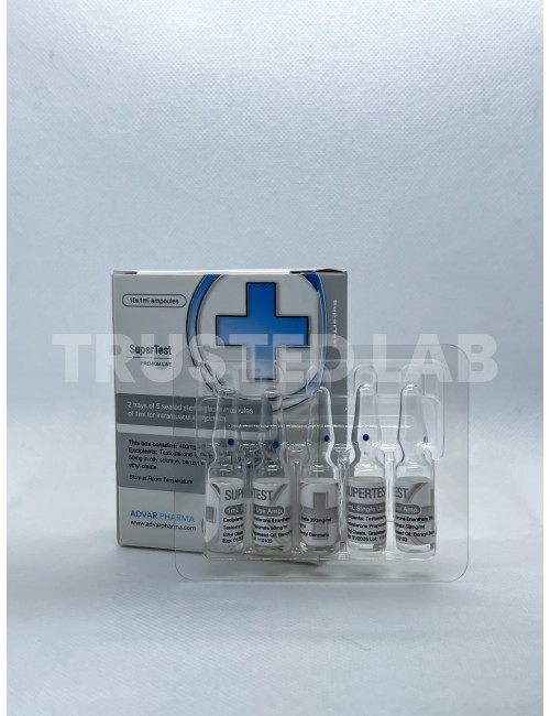 Buy Supertest by Advarpharma in Europe, 400 mg/ml, 10 x 1 ml, €50.00