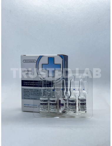 Buy Testomix by Advarpharma in Europe, 250 mg/ml, 10 x 1 ml, €40.00