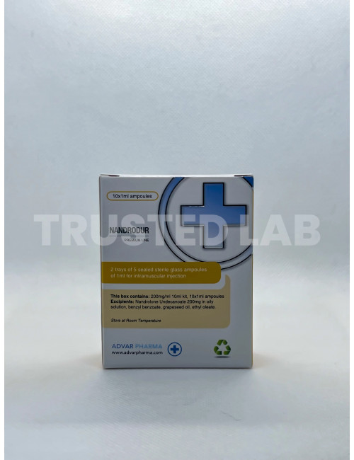 Buy Nandrodur by Advarpharma in Europe, 200 mg/ml, 10 x 1 ml, €45.00