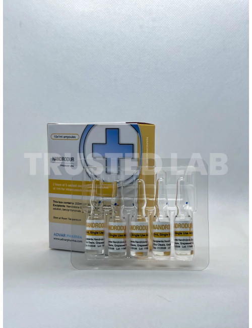 Buy Nandrodur by Advarpharma in Europe, 200 mg/ml, 10 x 1 ml, €45.00