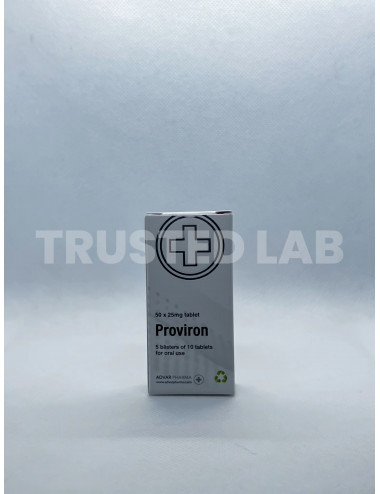 Buy Proviron by Advarpharma in Europe, 25 mg/50 tablets, €39.00