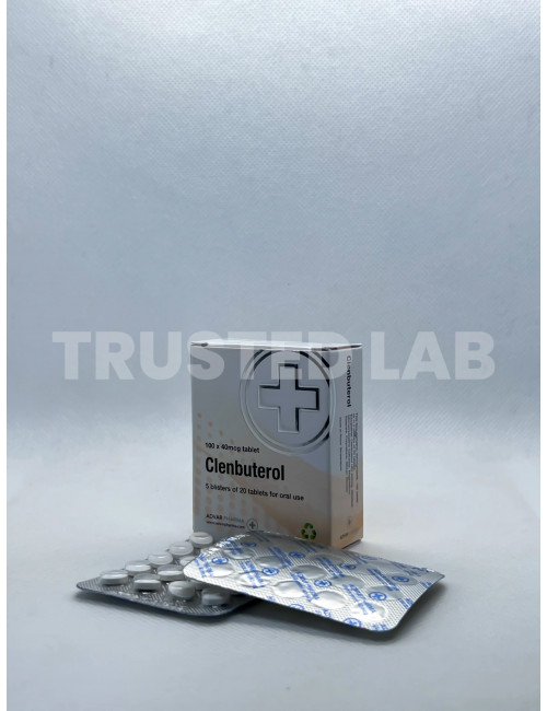 Buy Clenbuterol by Advarpharma in Europe, 40 mcg/100 tablets, €33.00