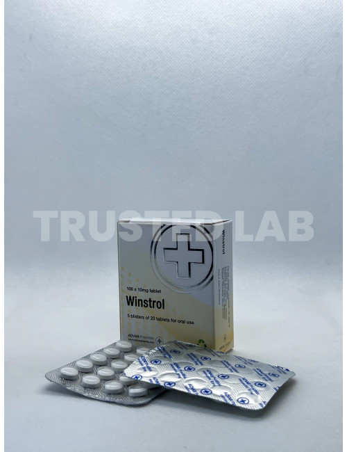 Buy Winstrol by Advarpharma in Europe, 10 mg/100 tablets, €36.00