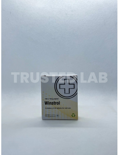 Buy Winstrol by Advarpharma in Europe, 10 mg/100 tablets, €36.00