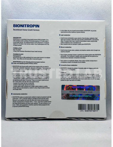 Buy Bionitropin by Bioniche Pharma in Europe, 10 iu x 10 amp., €210