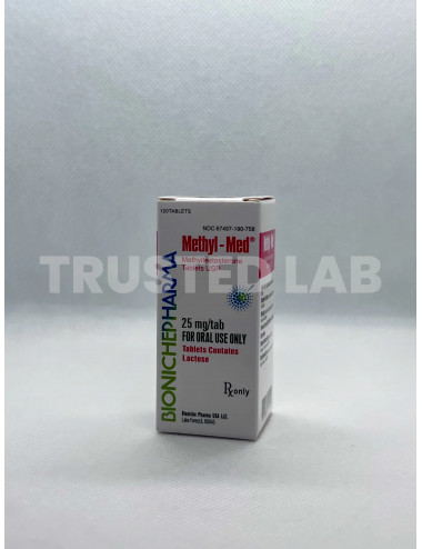 Buy Methyl-Med by Bioniche Pharma in Europe, 25 mg/120 tablets, €40.00