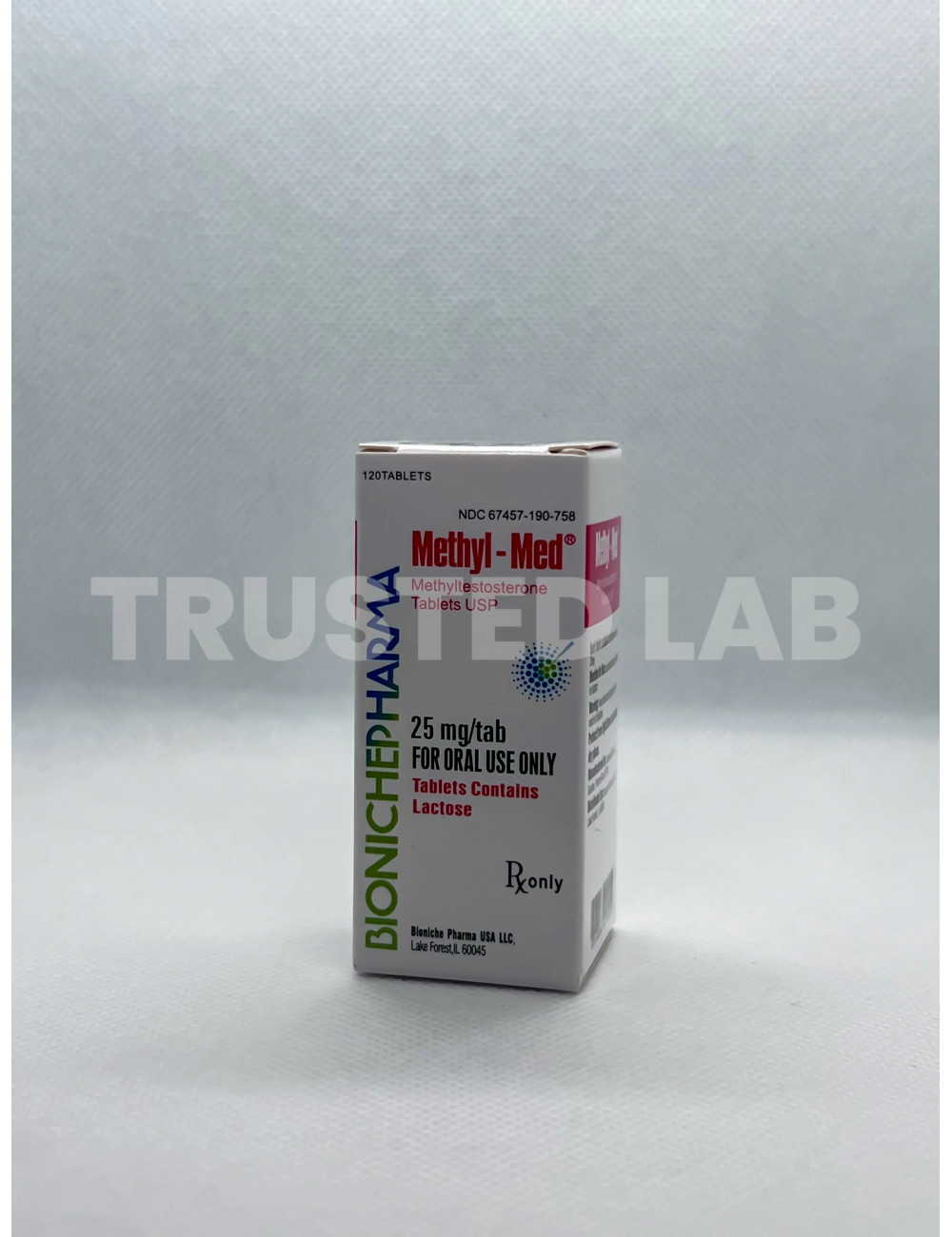 Buy Methyl-Med by Bioniche Pharma in Europe, 25 mg/120 tablets, €40.00